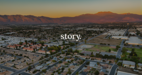Aerial View of the Town of Hemet, California