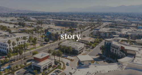 Corona Aerial drone view