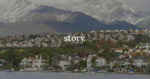Scenic landscape view of Lake Mission Viejo in California
