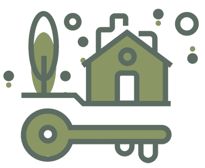 house and key icon