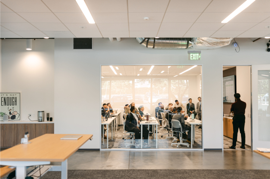 real estate agents in a conference room